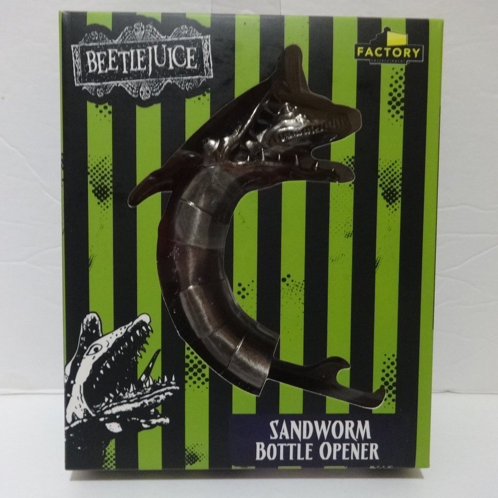 Factory Entertainment Beetlejuice Sandworm Metal Bottle Opener